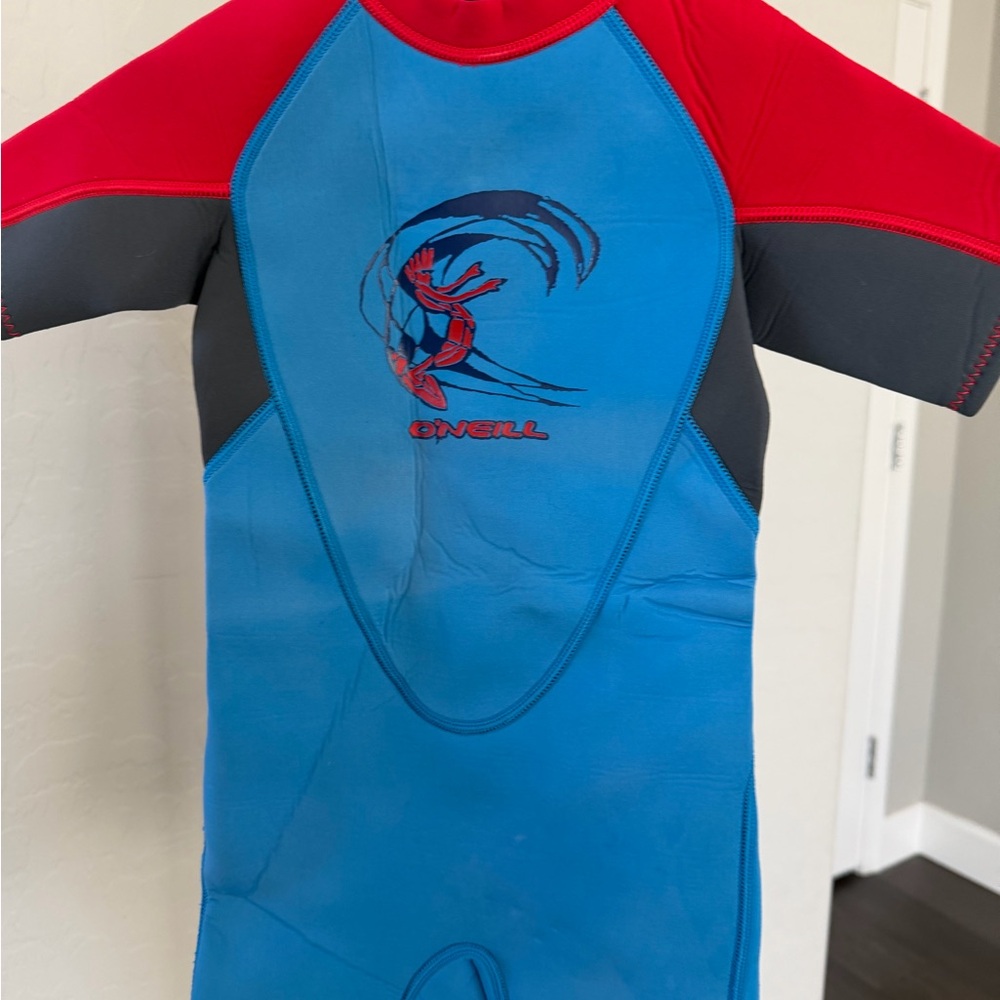 O'Neill Kids Rashguard - Red and Blue